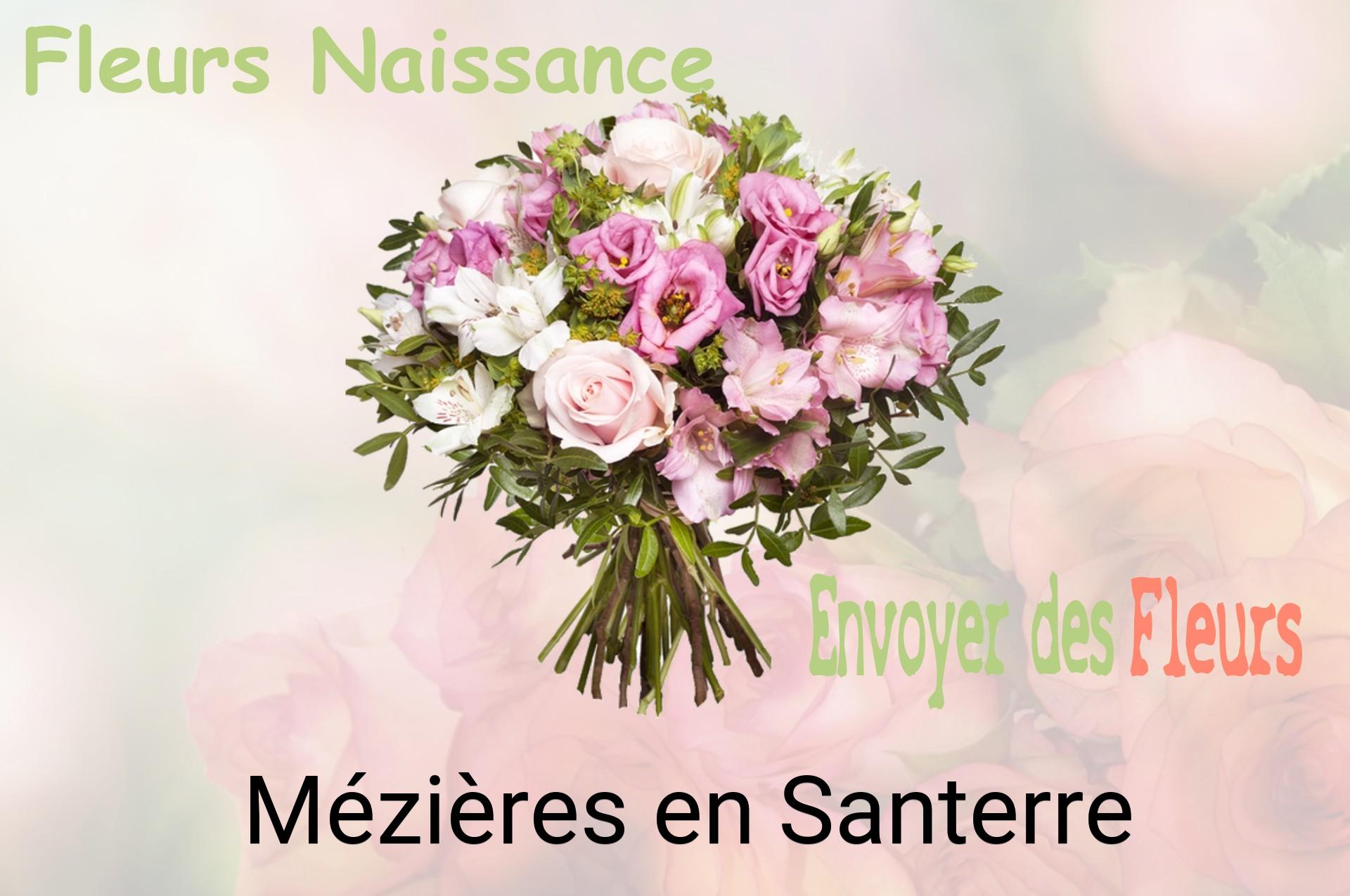 Bouquet de fleurs de naissance livré à Mézières-en-Santerre